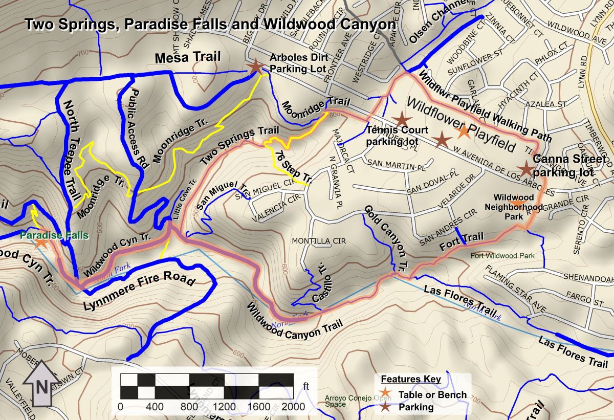 Paradise Falls and Wildwood Regional Park