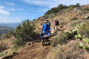 Volunteers at the Spring 2022 Trail Work Day.